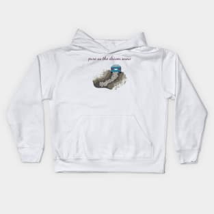 Pure as the driven snow Kids Hoodie